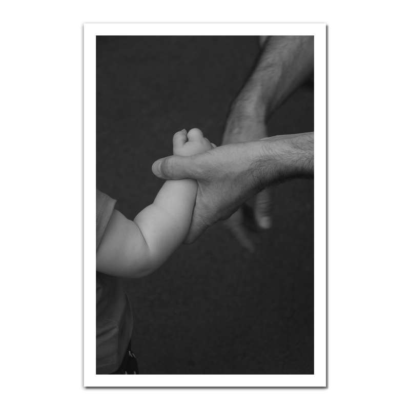 کارت پستال دلاویز طرح پدر و فرزند کد 01