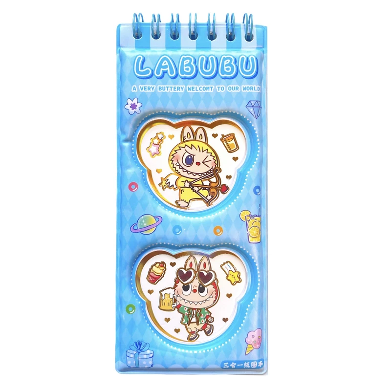 دفتر یادداشت 30 برگ مدل استیکردار طرح لابوبو کد ۰۴