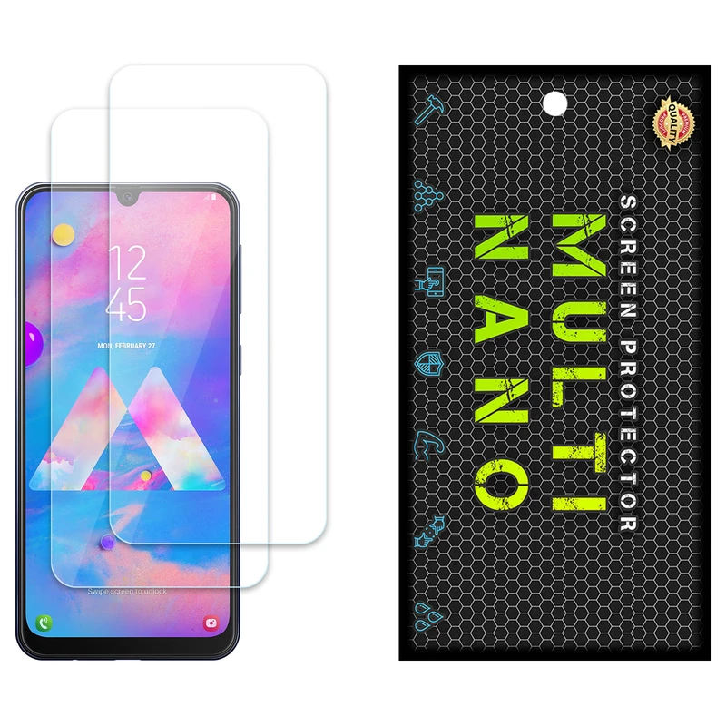 محافظ صفحه نمایش مولتی نانو مدل X-S2N مناسب برای گوشی موبایل سامسونگ Galaxy M30 بسته دو عددی