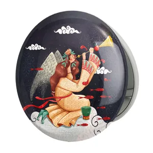 آینه جیبی خندالو طرح نوروز مدل تاشو کد 24599 