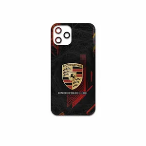 MAHOOT Porsche-Logo Cover Sticker for Apple iPhone 12 Pro