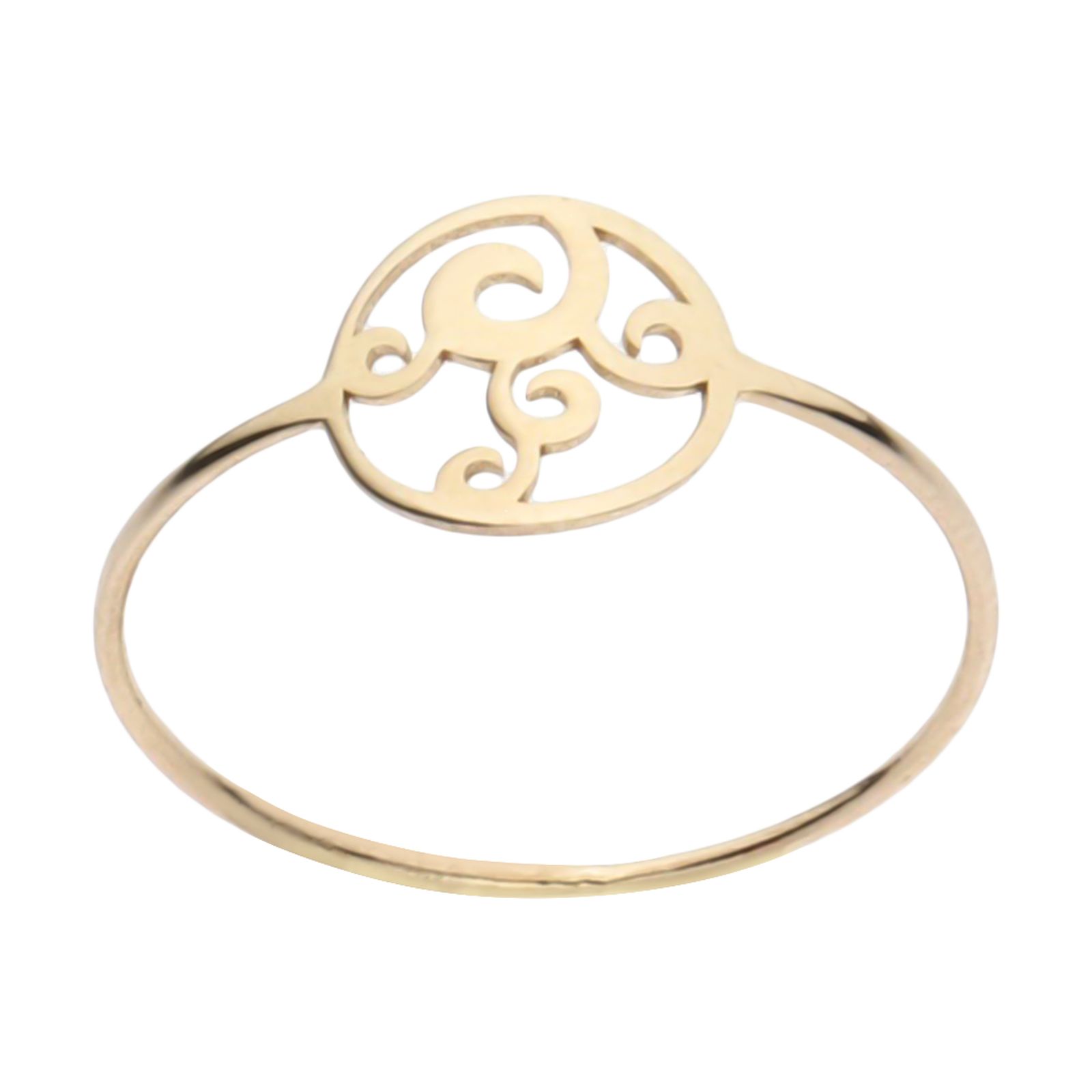 انگشتر طلا 18 عیار زنانه مایا ماهک مدل MR0900 سایز 55 -  - 1