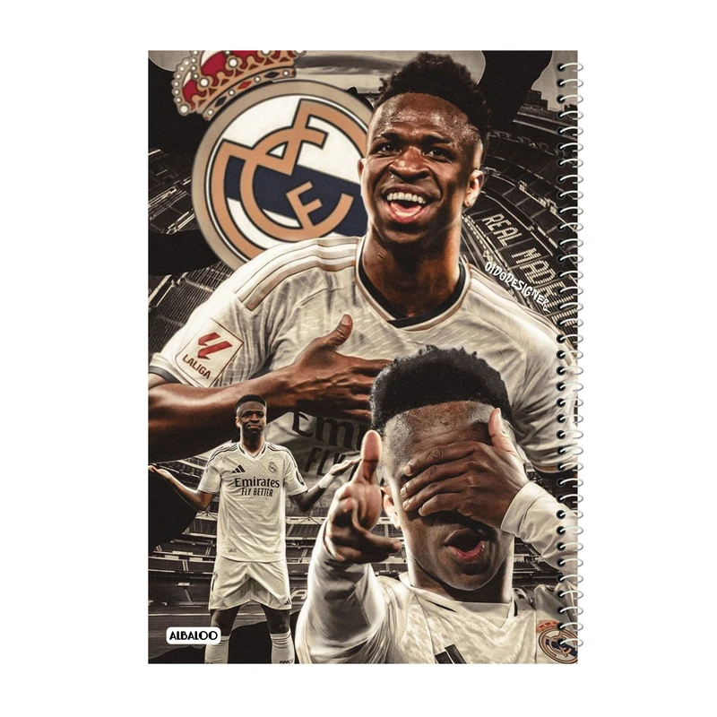 دفتر مشق 50 برگ آلبالو طرح وینیسیوس کد 2048