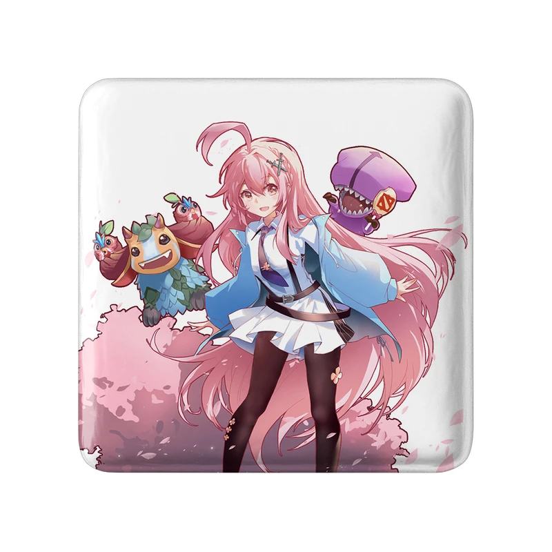 پیکسل خندالو طرح بازی دوتا (Dota 2) مدل مربعی کد 31434