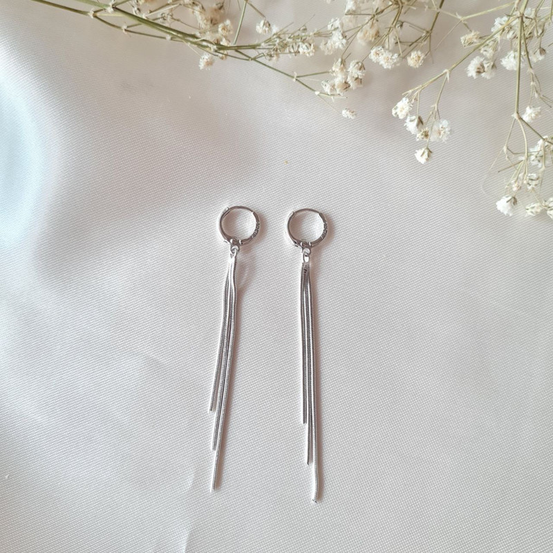 گوشواره زنانه ژوپینگ مدل ریش ریشی