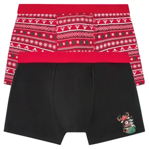 شورت مردانه لیورجی مدل Christmas363437R مجموعه دو عددی