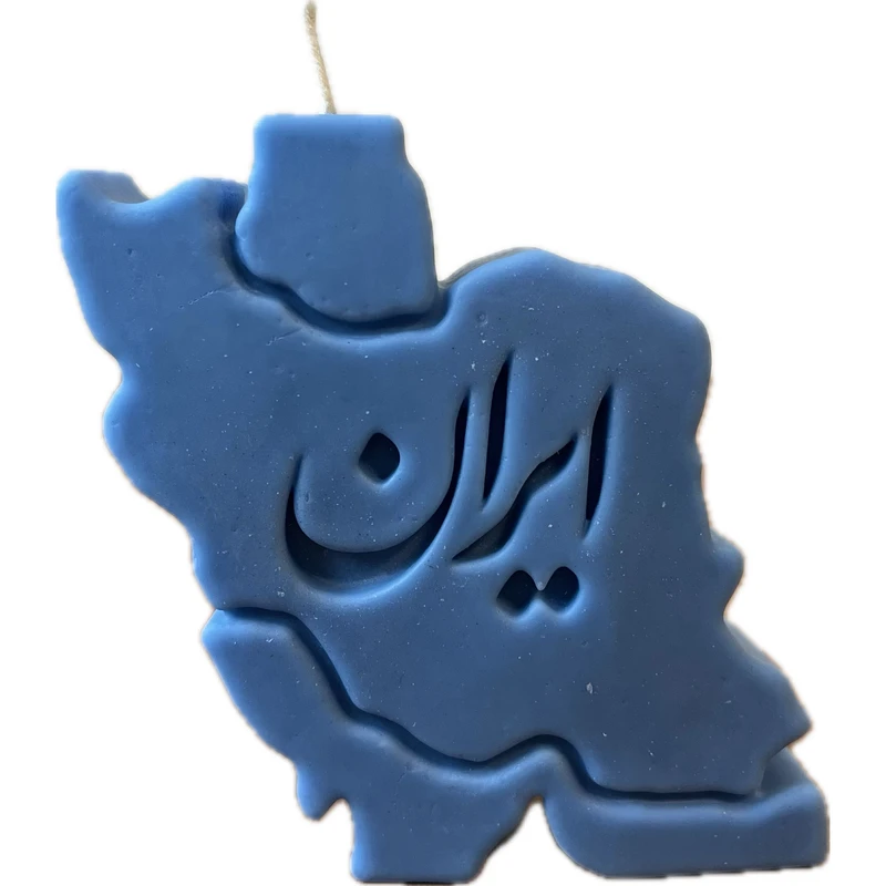 شمع دست‌ساز بدون‌بو مدل ایران زمان اتمام 5 ساعت