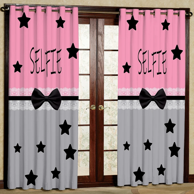 پرده مدل مخمل پانچی طرح کودک کد 1192T2 سایز 200x140 سانتی متر