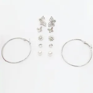 گوشواره زنانه مدل P134 مجموعه 6 عددی