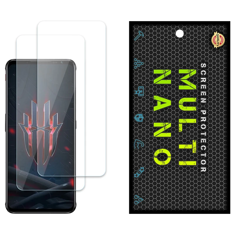 محافظ صفحه نمایش مولتی نانو مدل X-S2N مناسب برای گوشی موبایل زد تی ایی Nubia Red Magic 6s Pro بسته دو عددی