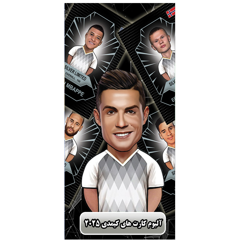 آلبوم کارت فوتبالی کیمدی مدل سیلور لیمیتد ظرفیت 120 کارت