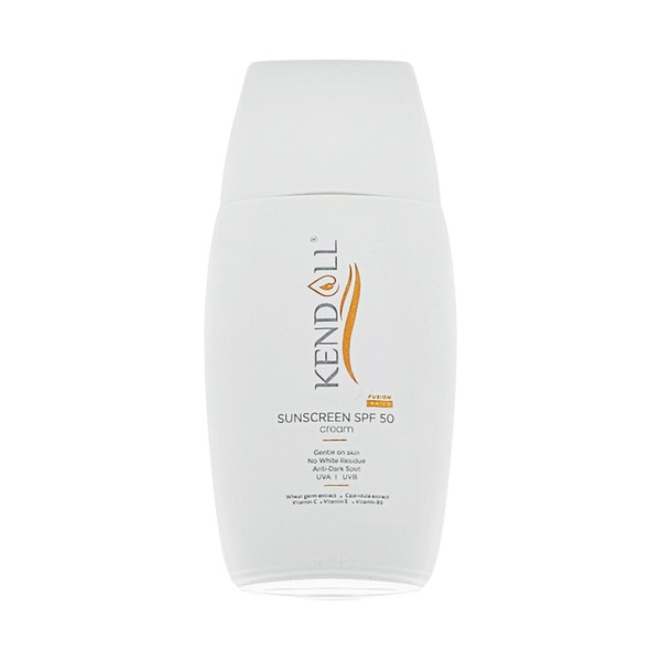 کرم ضد آفتاب بدون رنگ کندال SPF 50 مدل mo01 مناسب انواع پوست‌ حجم 40 میلی‌لیتر