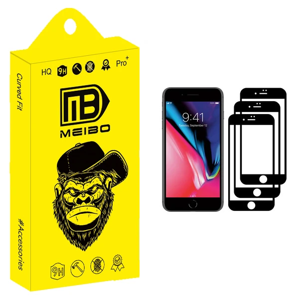محافظ صفحه نمایش میبو مدل +MHD مناسب برای گوشی موبایل اپل iPhone 7 Plus بسته سه عددی