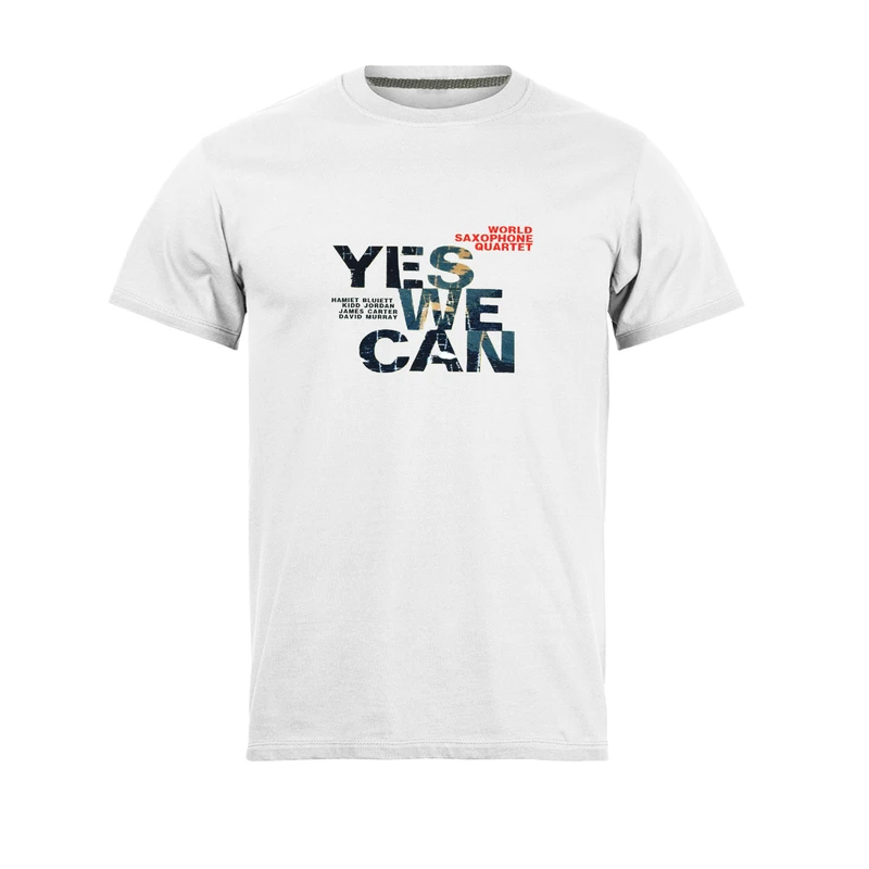 تی شرت آستین کوتاه مردانه مدل   yes we can _N1_0032