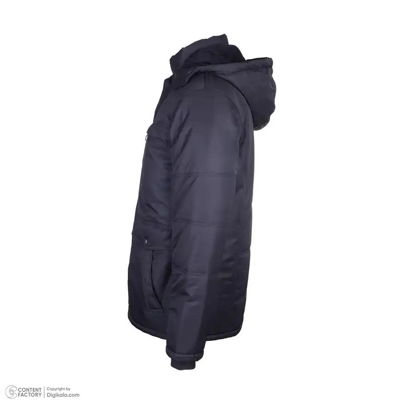 کاپشن مردانه دیورسو مدل جیب پاکتی رنگ مشکی