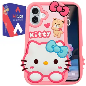 کاور میچان طرح Kitty مناسب برای گوشی موبایل اپل IPHONE 16