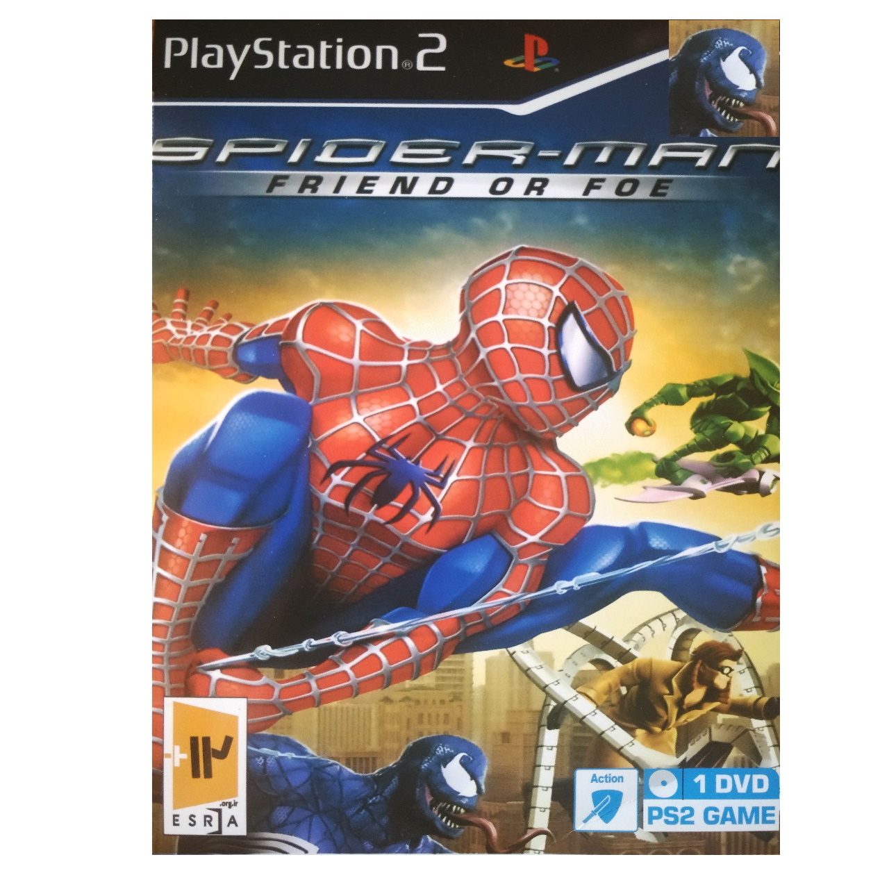 بازی spider man friend or foe activision gamer مخصوص ps2