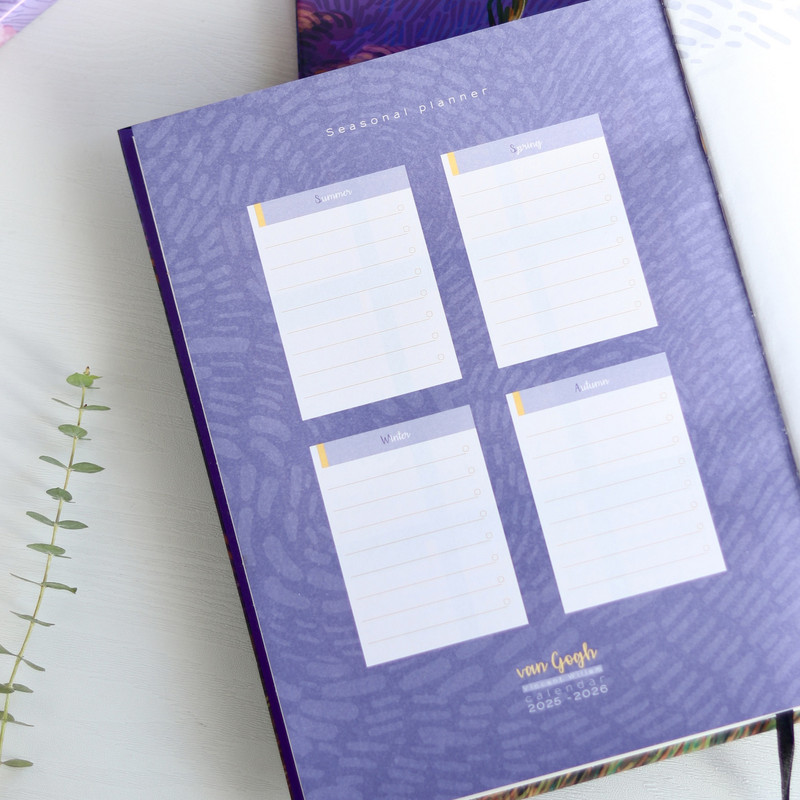 سالنامه سال 1404 برگ تحریر مدل ونگوک آفتابگردان