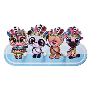 آویز لباس کودک مدل حیوانات سرخپوست AH-10