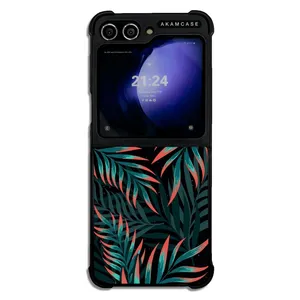 AKAM AMC-WSGZFLIP5-LEAVES-25 Cover For Samsung Galaxy Z Flip 5