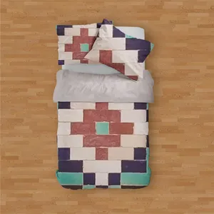 سرویس روتختی مدوپد طرح کاشی هندسی افق مدل png00027 یک نفره 4 تکه