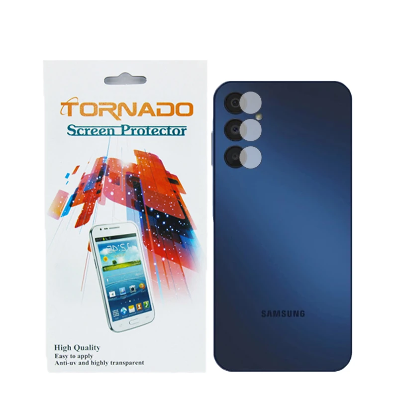 محافظ لنز دوربین تورنادو مدل نانوگلس مناسب برای گوشی موبایل سامسونگ Galaxy A25 بسته 40 عددی