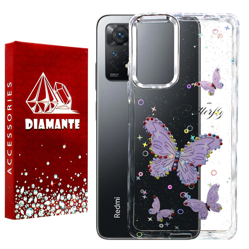 کاور دیامانته مدل Butterfly Rd مناسب برای گوشی موبایل شیائومی Redmi Note 12 Pro 4G 