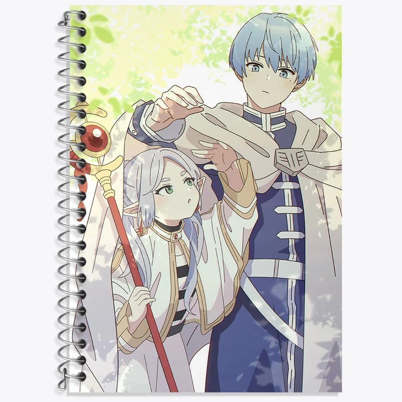 دفتر لغت 50 برگ خندالو طرح فریرن و هیمل انیمه فریرن کد 33866