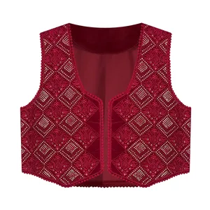 جلیقه رسمی زنانه مدل مخمل طلاکوب کد AK1488