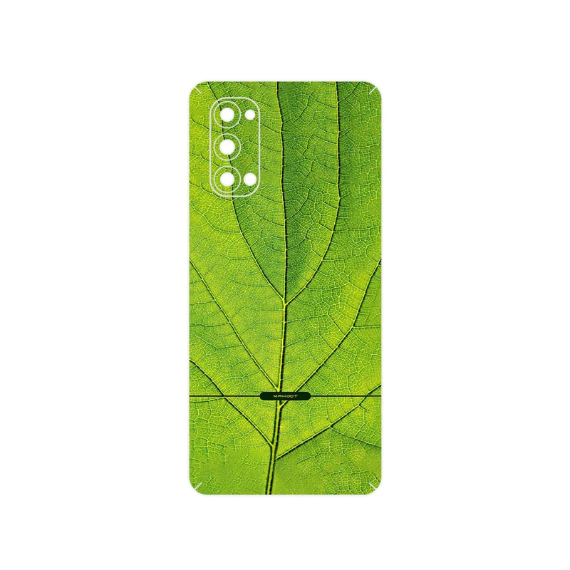 برچسب پوششی ماهوت مدل Leaf_Texture مناسب برای گوشی موبایل اپو Reno4 Pro 5G