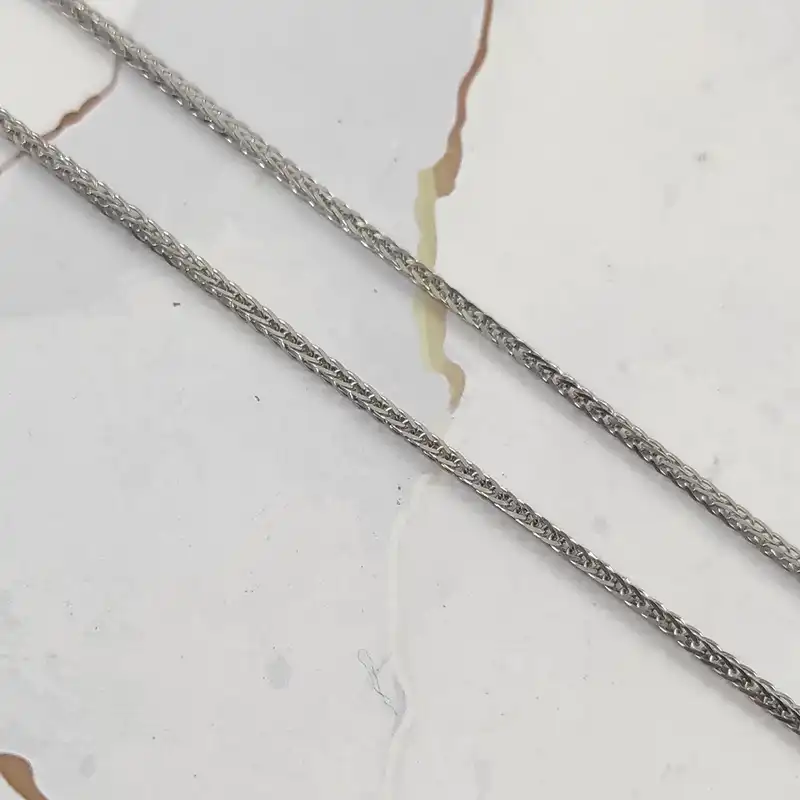 زنجیر نقره زنانه سلین کالا مدل گندمی کد 2