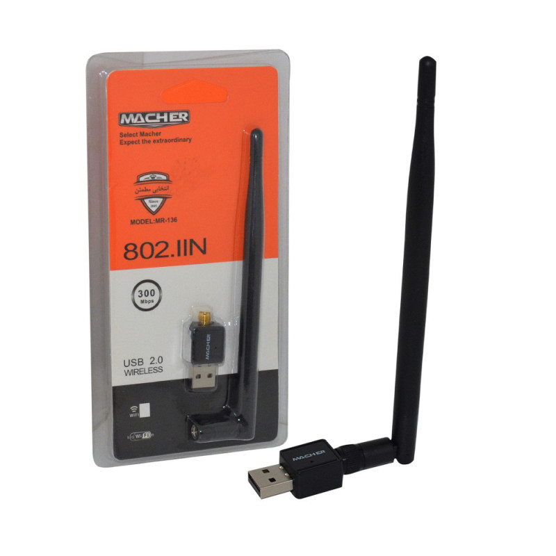 کارت شبکه USB  مچر مدل MR01-136 300Mbps
