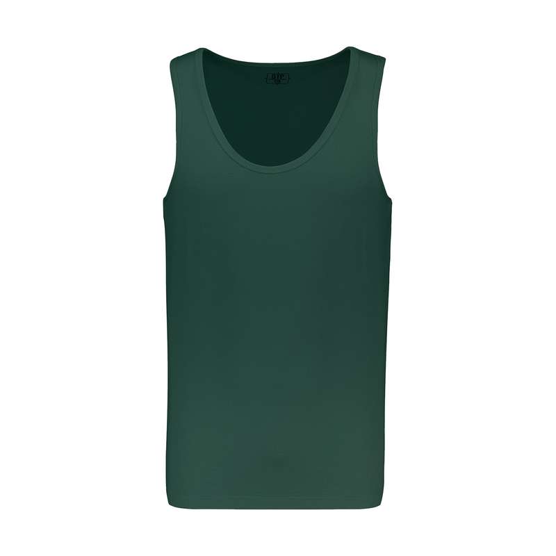 زیرپوش بدون آستین مردانه برهان تن پوش مدل رکابی 6-01 رنگ سبز