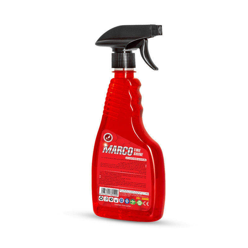 اسپری واکس لاستیک خودرو مارکو مدل M5 حجم 500 میلی لیتر