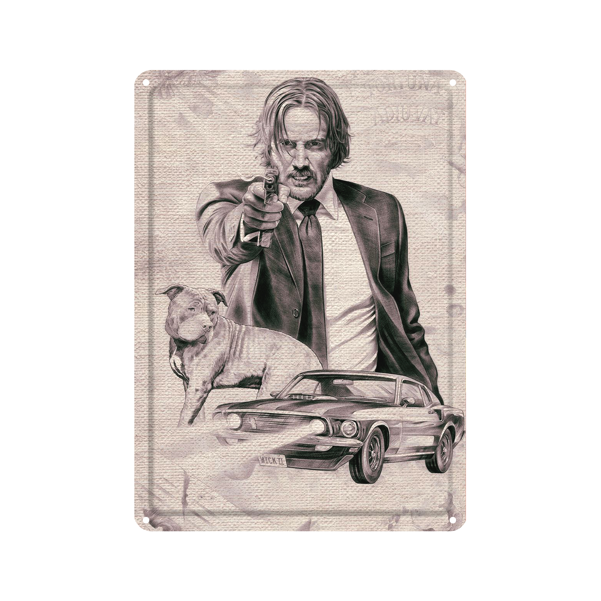 دیوارکوب مدل جان ویک کد s 1109 john wick