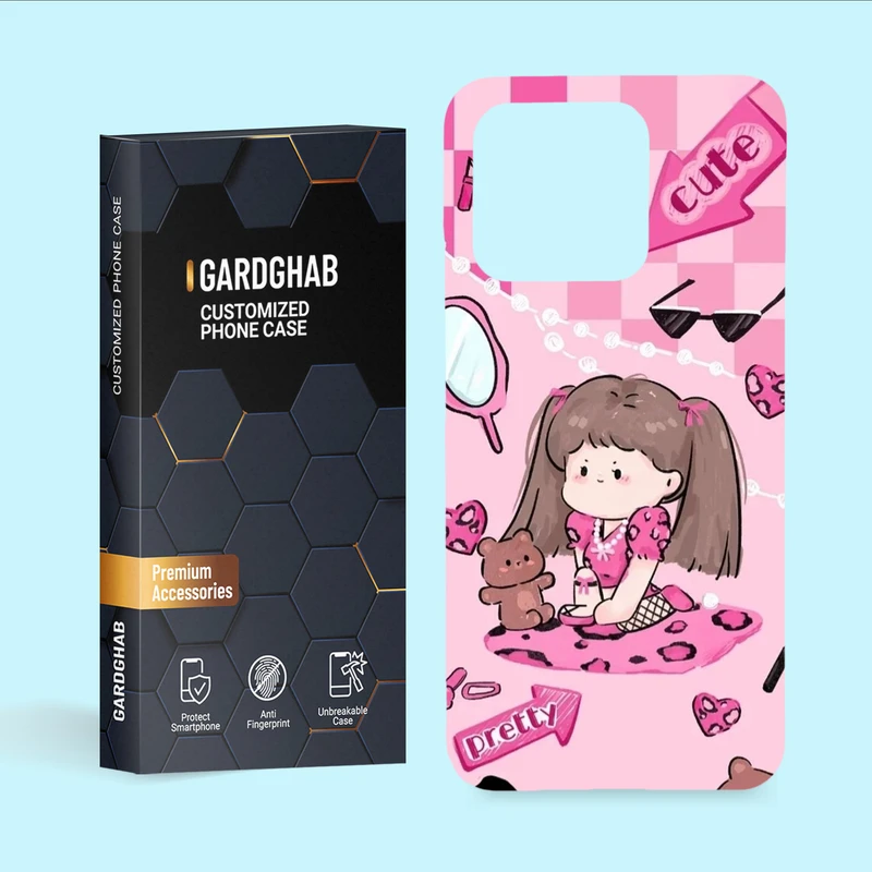 کاور گارد قاب مدل دخترانه مناسب برای گوشی موبایل شیائومی Redmi 13  5G