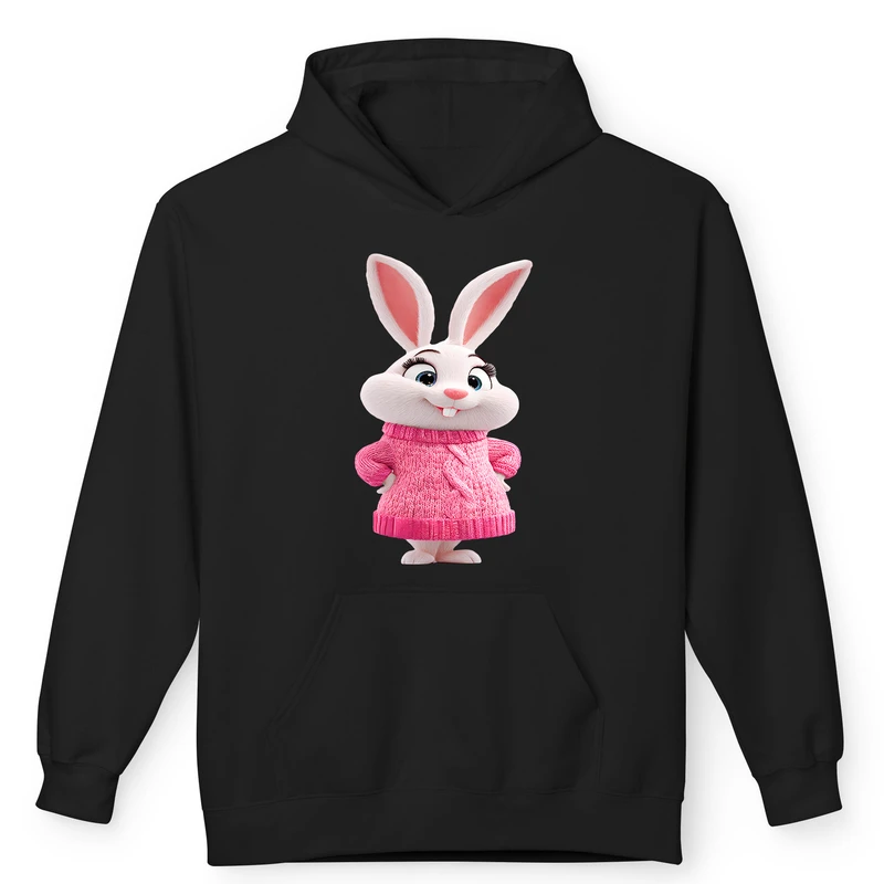 هودی زنانه پاد آفرین مدل خرگوش بازیگوش کد 07