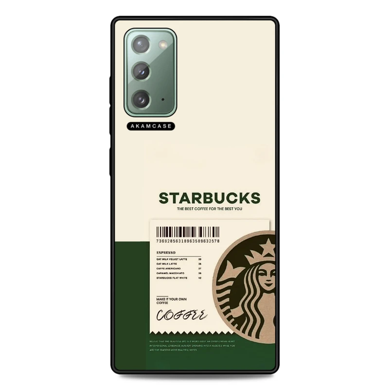 کاور آکام مدل AMC-WSGN20-STARBUCKS-43 مناسب برای گوشی موبایل سامسونگ Galaxy Note 20