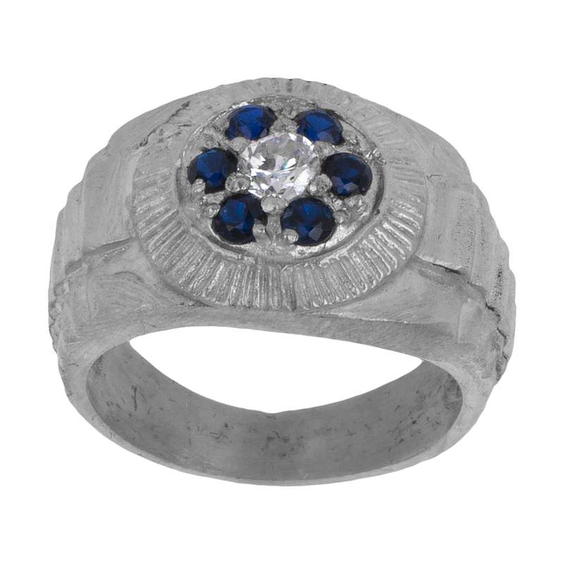 انگشتر نقره مردانه کد 001