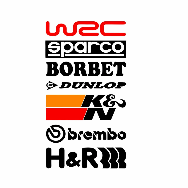 برچسب بدنه خودرو ونگارد طرح اسپرت مسابقه کد s02