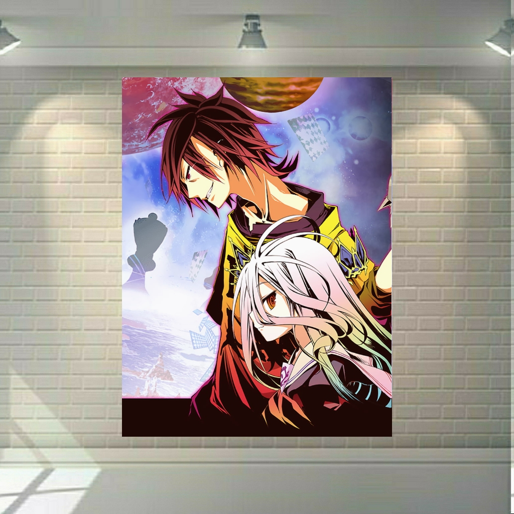 پوستر دیواری طرح انیمه No Game No Life مدل SDP745