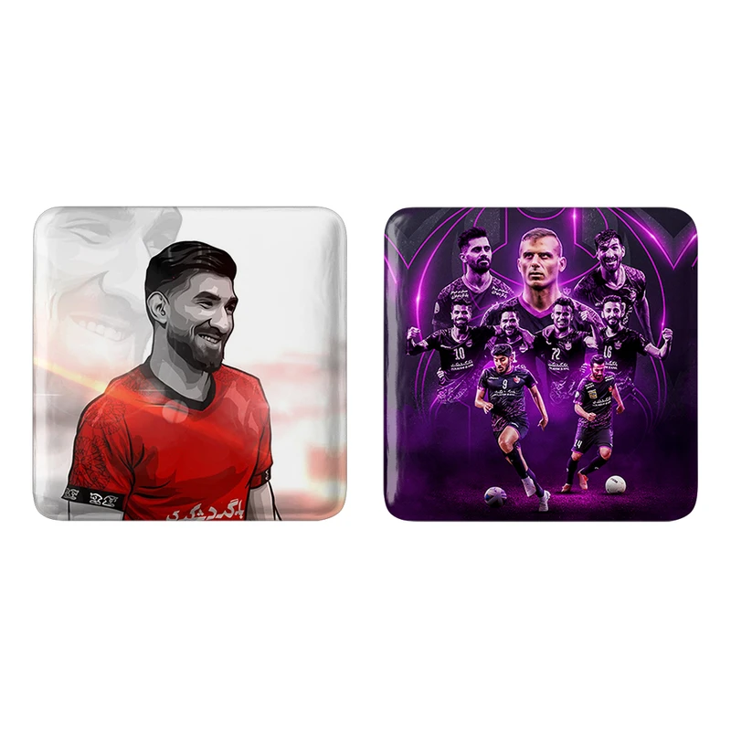 مگنت خندالو طرح شهریار مغانلو کد 46254637 مجموعه 2 عددی