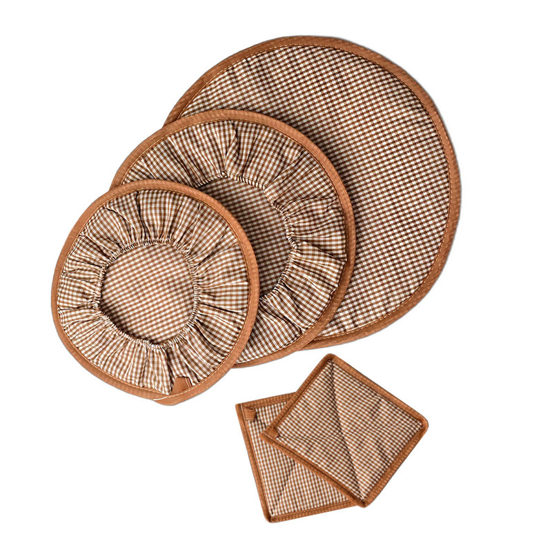 ست دمکنی 5 تکه مدل چهارخانه