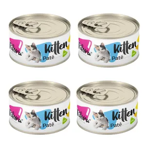 کنسرو غذای بچه گربه فیفورا مدل Super Premium وزن 100 گرم بسته 4 عددی