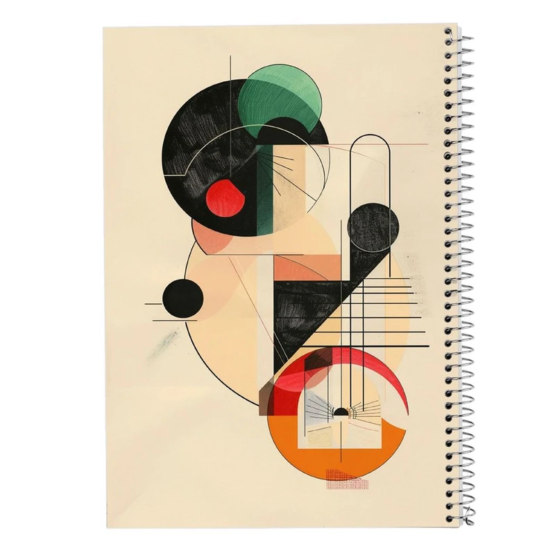 دفتر شطرنجی 50 برگ مدوپد طرح اشکال فانتزی کد DF16026