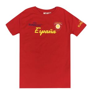 تی شرت آستین کوتاه ورزشی بچگانه یورو 2020 مدل باشگاه اسپانیا کد AK_k07
