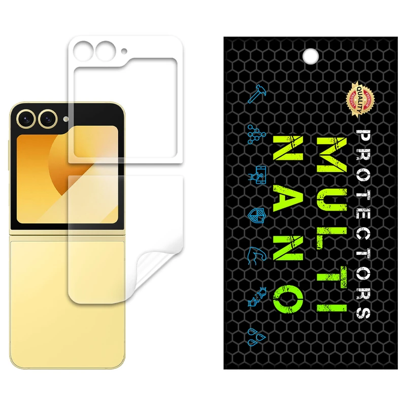 محافظ پشت گوشی مات نانو هیدروژل مولتی نانو مدل X-F1B مناسب برای گوشی موبایل سامسونگ Galaxy Z Flip 7 FE