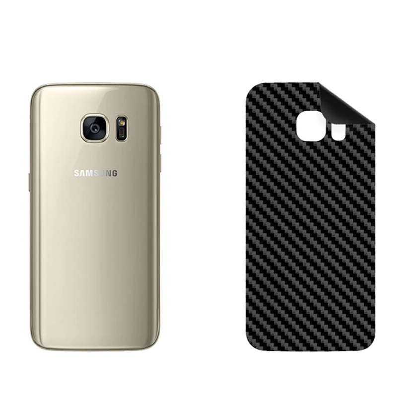 برچسب پوششی بستور مدل BT-Fiber طرح فیبر کربن مناسب برای گوشی موبایل سامسونگ Galaxy S7