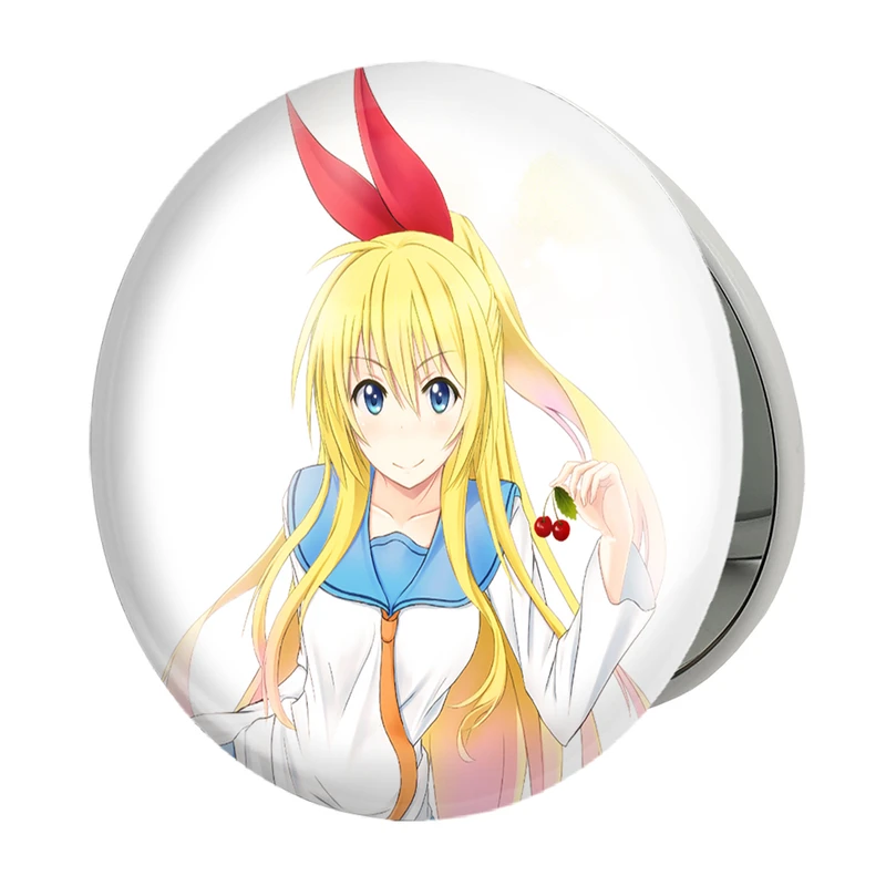 آینه جیبی خندالو طرح انیمه عشق دروغین مدل تاشو کد 17209 