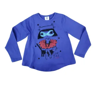 تی شرت آستین بلند دخترانه توک توک مدل دختر